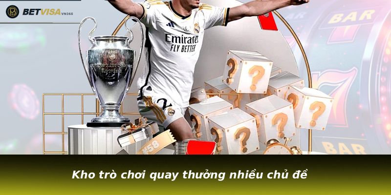 Kho trò chơi quay thưởng nhiều chủ đề