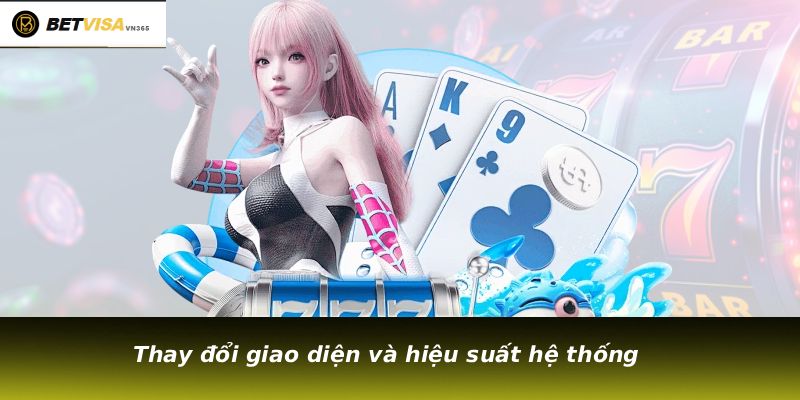 Thay đổi giao diện và hiệu suất hệ thống